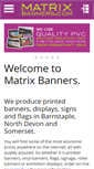 Mobile Screenshot of matrixbanners.com